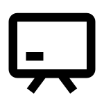 Chalkboard SVG Icon